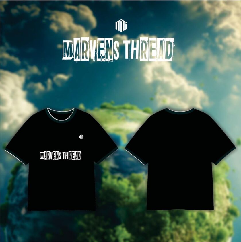 MARVENS thread round neck t shirt