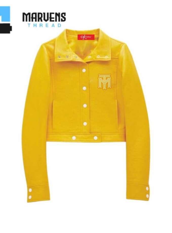 The "M" Varsity Cropped Jacket