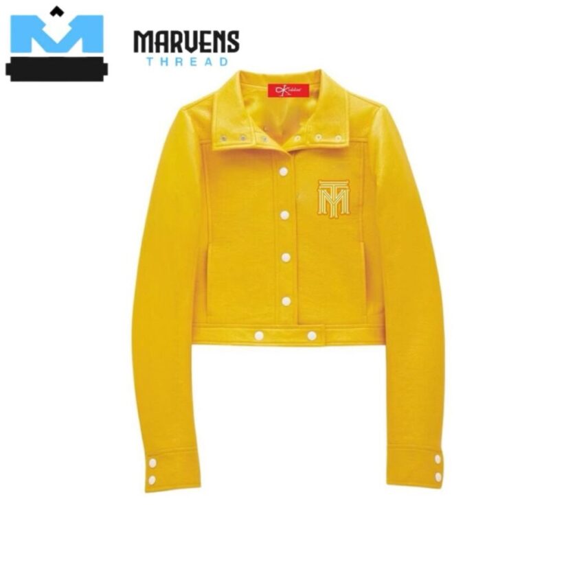 The "M" Varsity Cropped Jacket