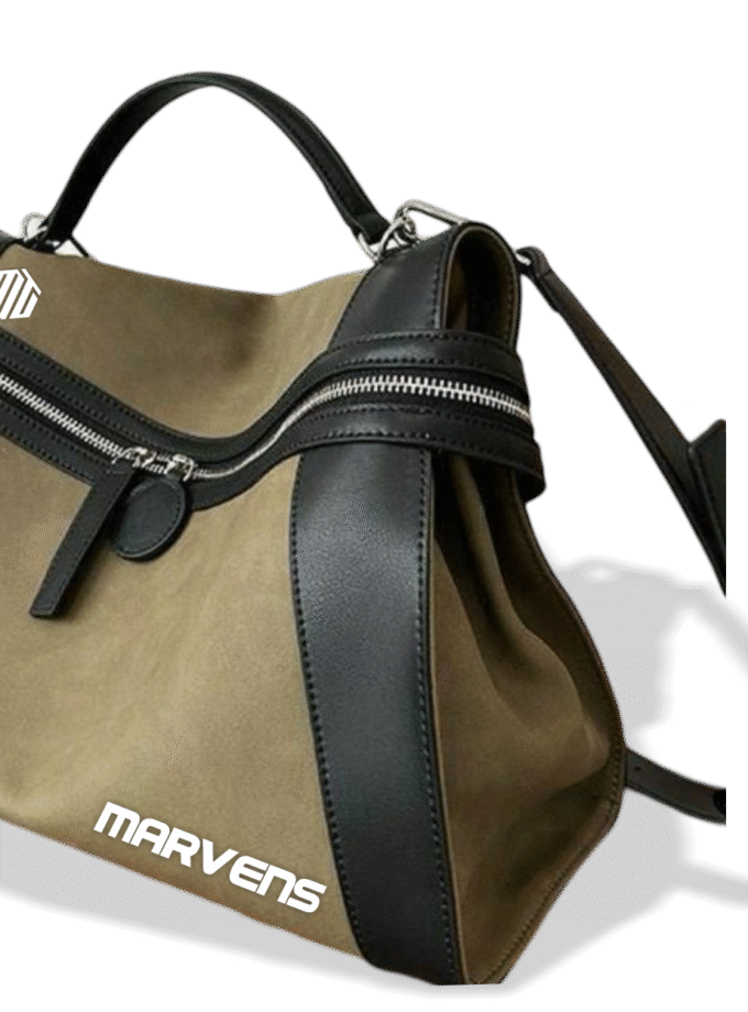 MARVENS thread luxury leather hand bag