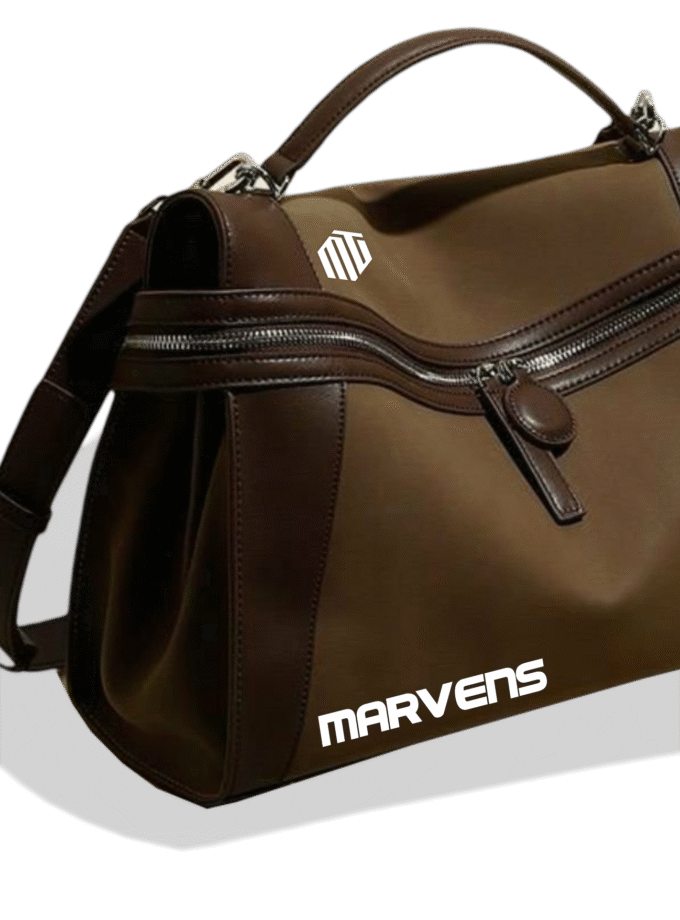 MARVENS thread luxury leather hand bag