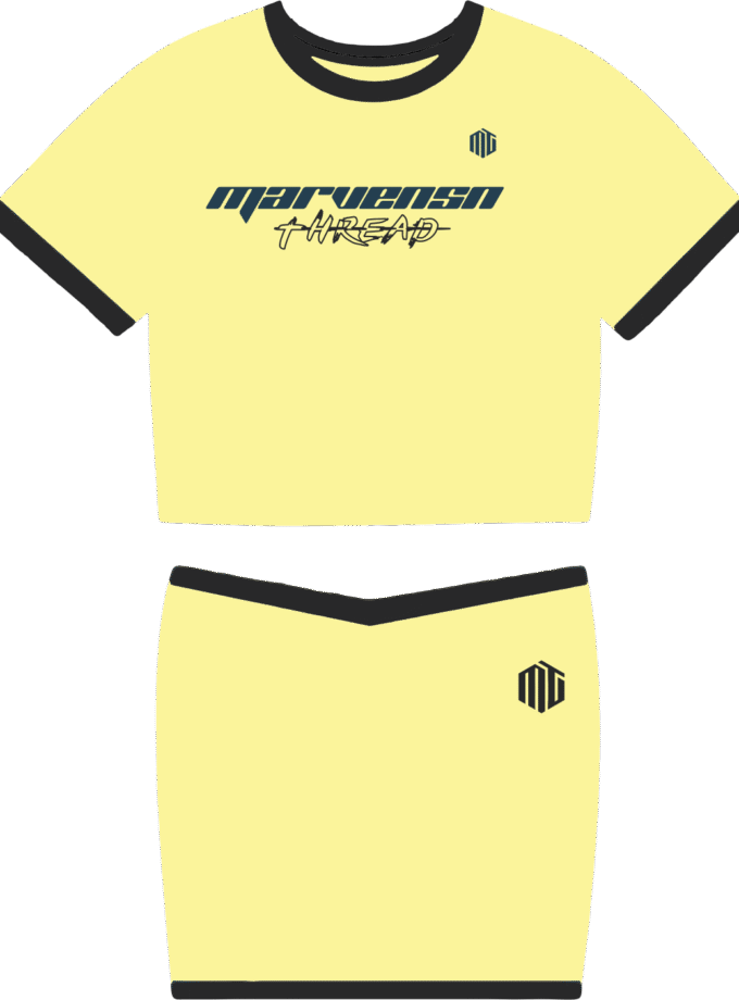 MARVENS thread female Premium shirt and skirt