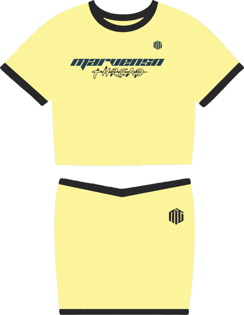 MARVENS thread female Premium shirt and skirt - Image 2