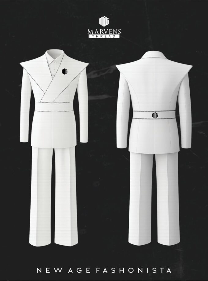 Marvens thread luxury ceremonial suit 

Note :For big men only 🤑