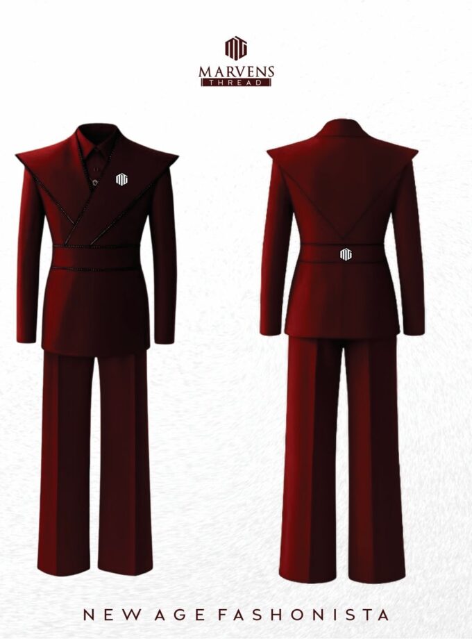 Marvens thread luxury ceremonial suit
Note :For big men only 🤑