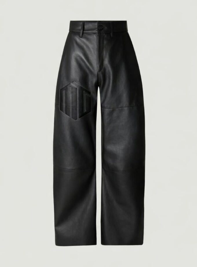 Marvens thread Leather pants